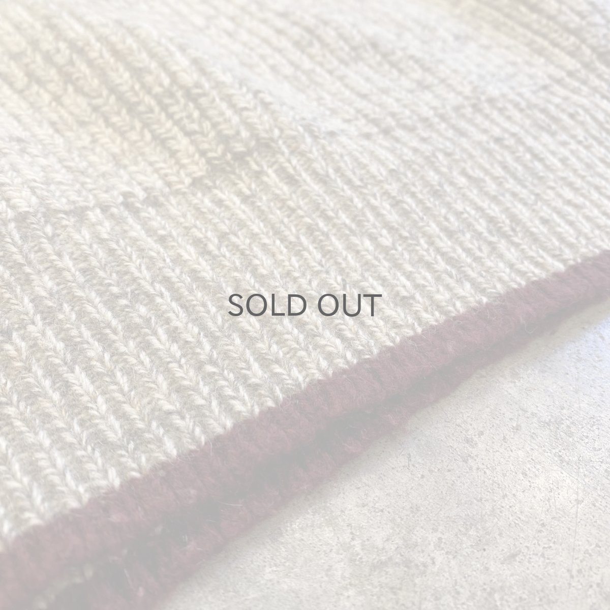 画像11: POINT LINE RIB DESIGN HALF ZIP SWEATER / Ladies L (11)