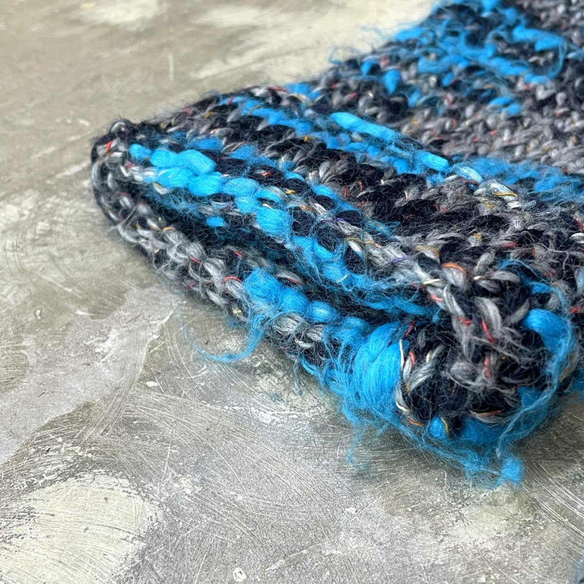 画像7: MIX COLOR KNIT SWEATER / Mens L (7)