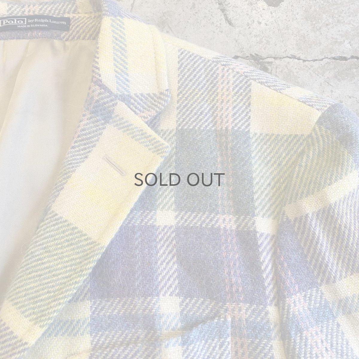 画像9: 【POLO RALPH LAUREN】COLOR CHECK PATTERN DESIGN TAILORED JACKET / Ladies L  (9)