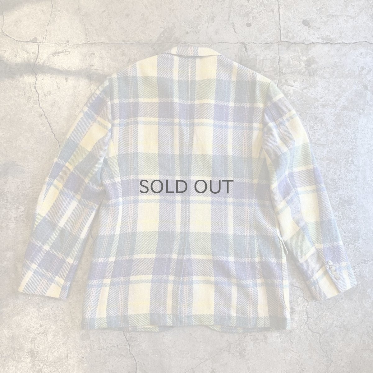 画像2: 【POLO RALPH LAUREN】COLOR CHECK PATTERN DESIGN TAILORED JACKET / Ladies L  (2)