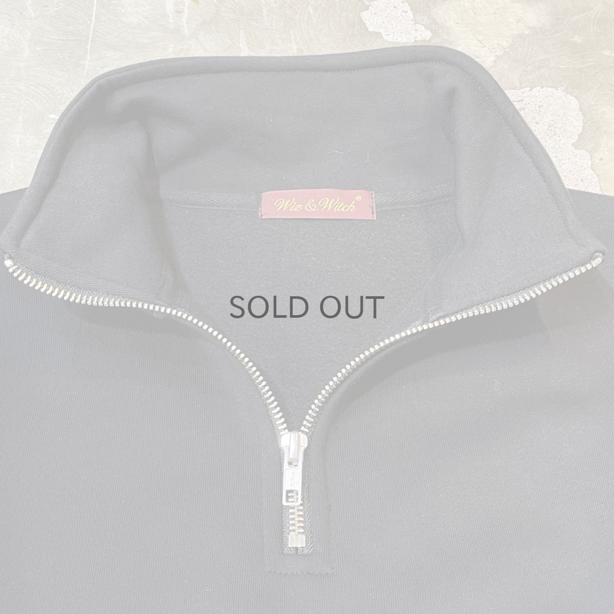 画像10: 【Wiz&Witch】"UNITED" SPORTY PIPING HALF ZIP SWEAT / OS (10)