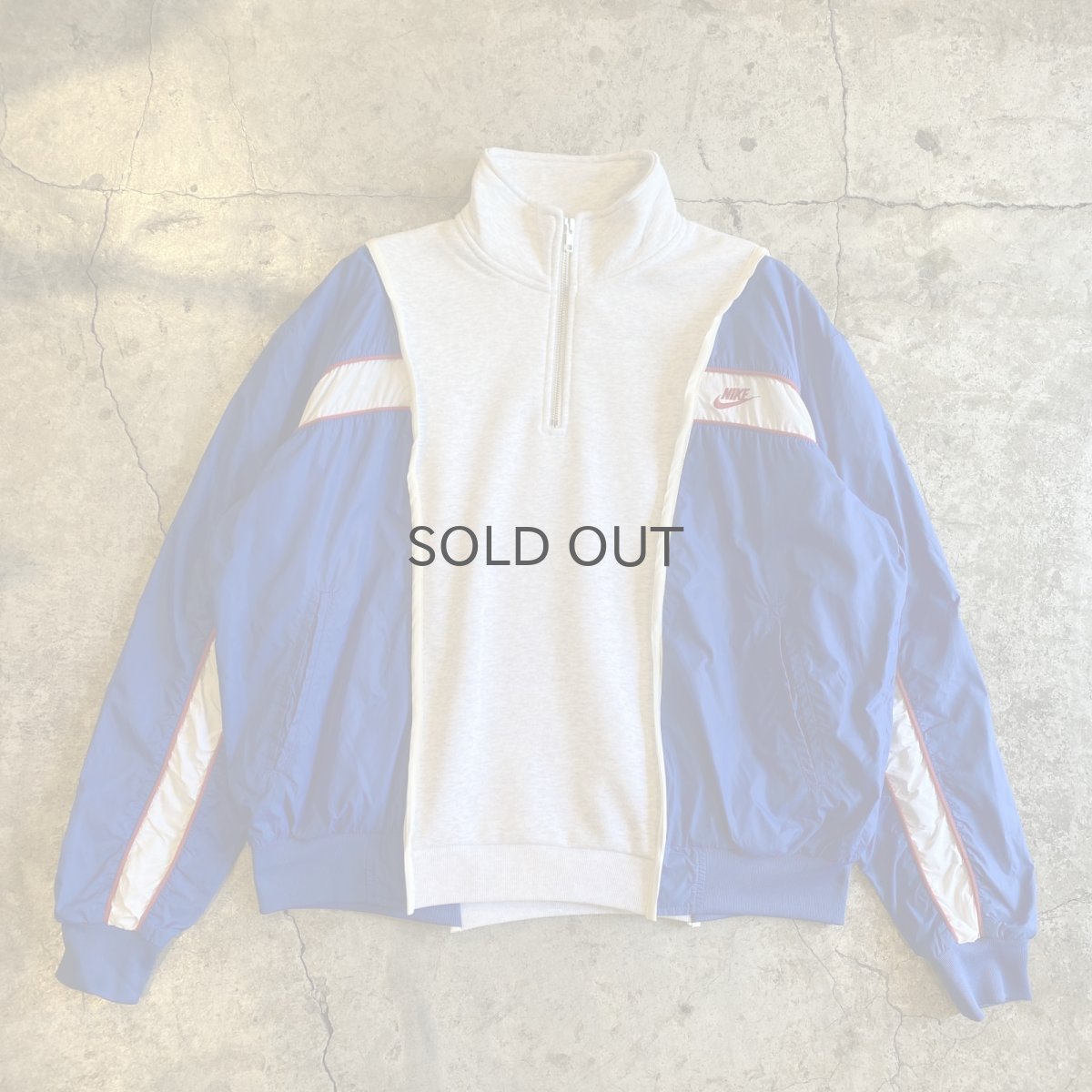 画像1: 【Wiz&Witch】"UNITED" SPORTY PIPING HALF ZIP SWEAT / OS (1)