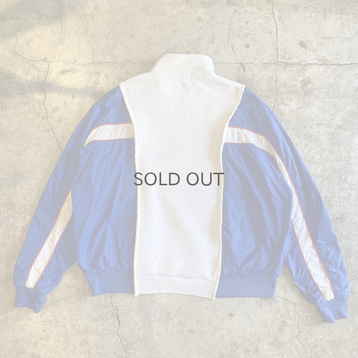 画像2: 【Wiz&Witch】"UNITED" SPORTY PIPING HALF ZIP SWEAT / OS (2)