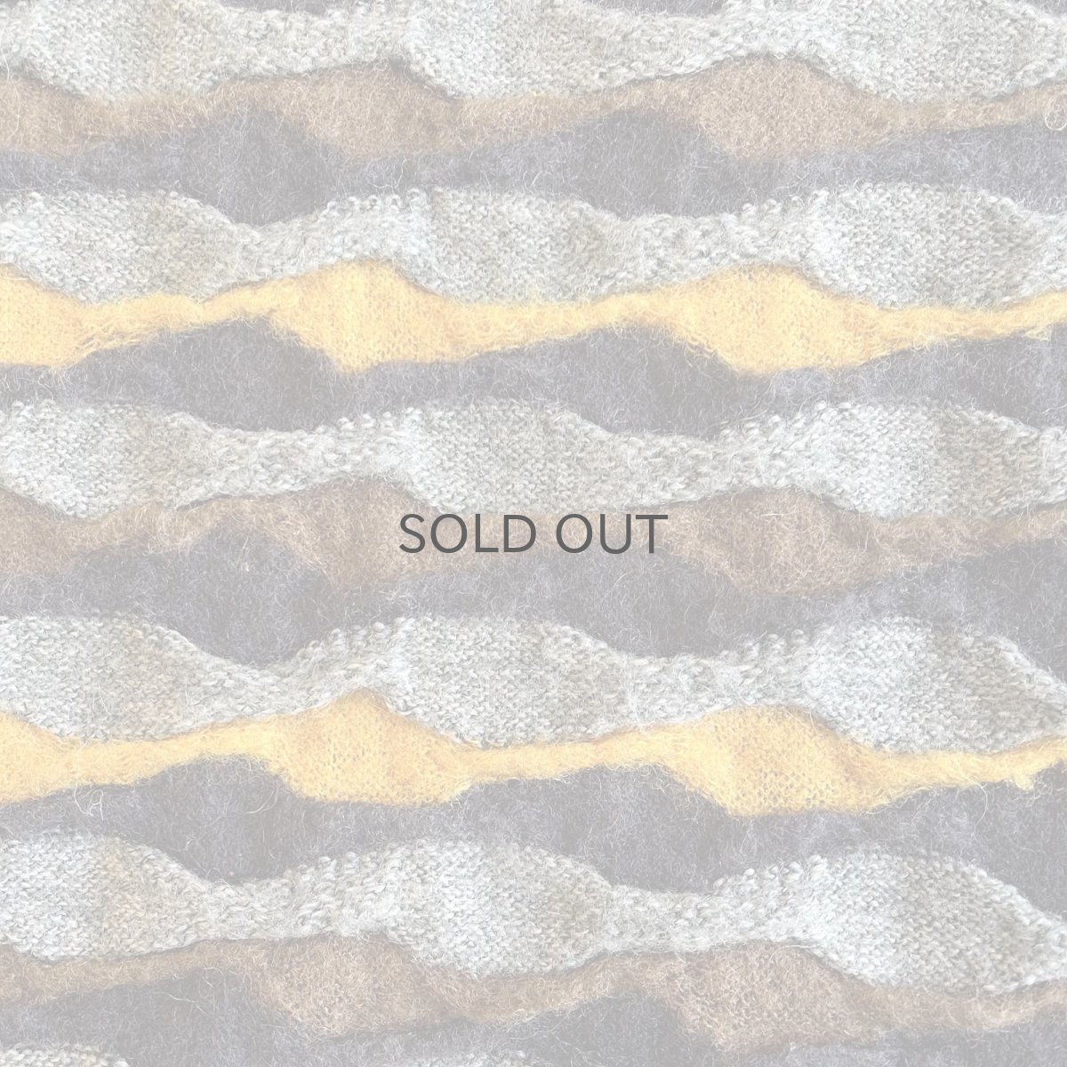 画像10: MULTI BORDER COLOR EMBOSS DESIGN KNIT SWEATER / Ladies M (10)