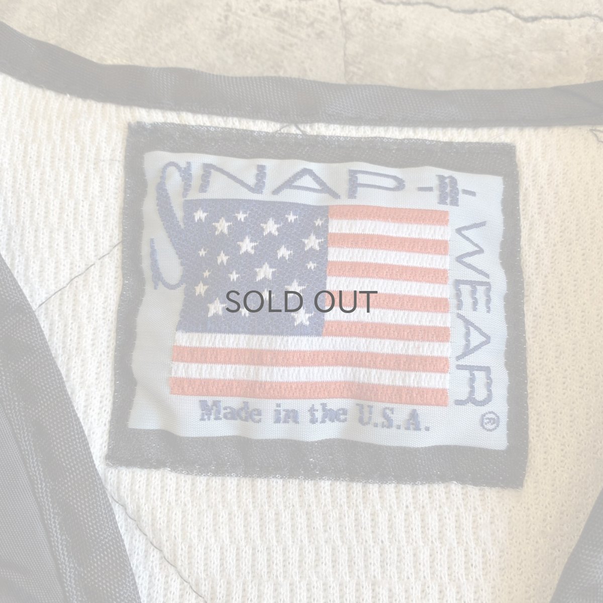 画像11: QUILTING DESIGN BLACK COLOR LINER VEST / Ladies M / MADE IN USA (11)