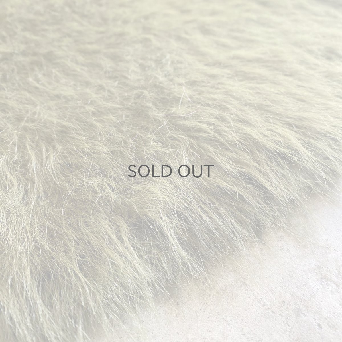 画像10: FAUX FUR SHAGGY KNIT COLOR N/S TOPS / Ladies M (10)