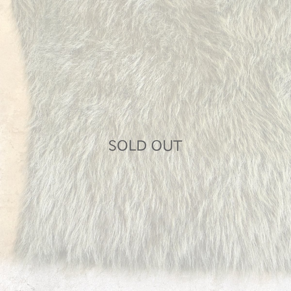 画像5: FAUX FUR SHAGGY KNIT COLOR N/S TOPS / Ladies M (5)