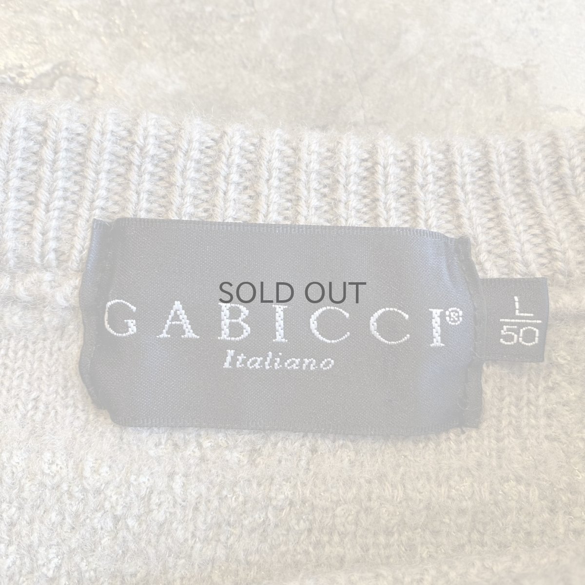 画像12: DESIGN ART EMBOSS KNIT SWEATER / Ladies L(M) (12)