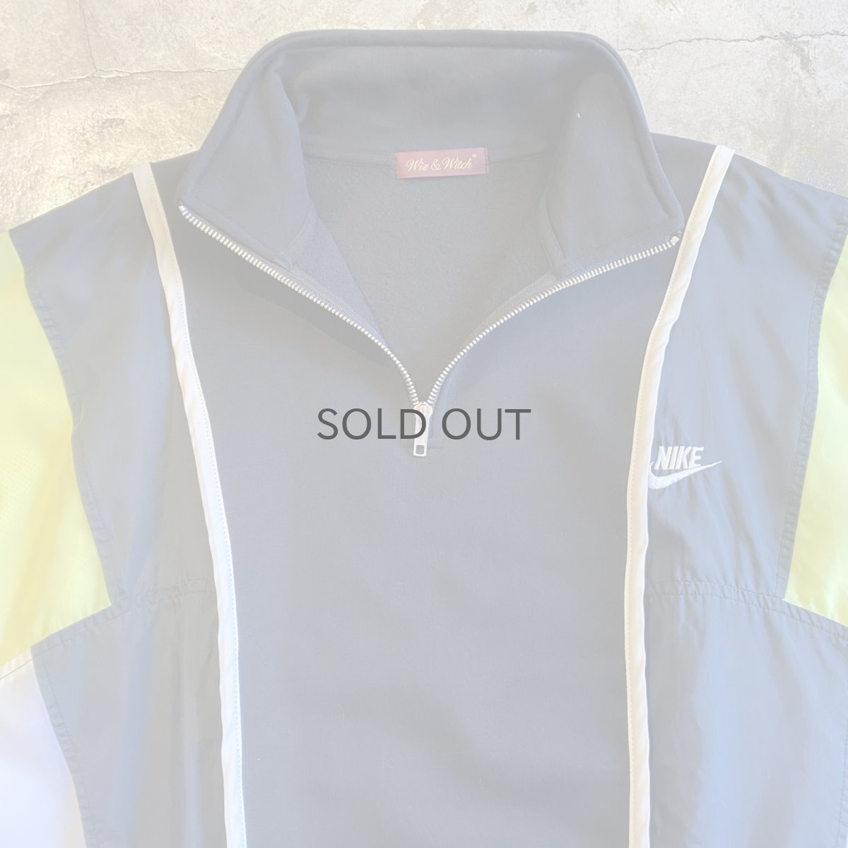 画像8: 【Wiz&Witch】"UNITED" SPORTY PIPING HALF ZIP SWEAT / OS (8)