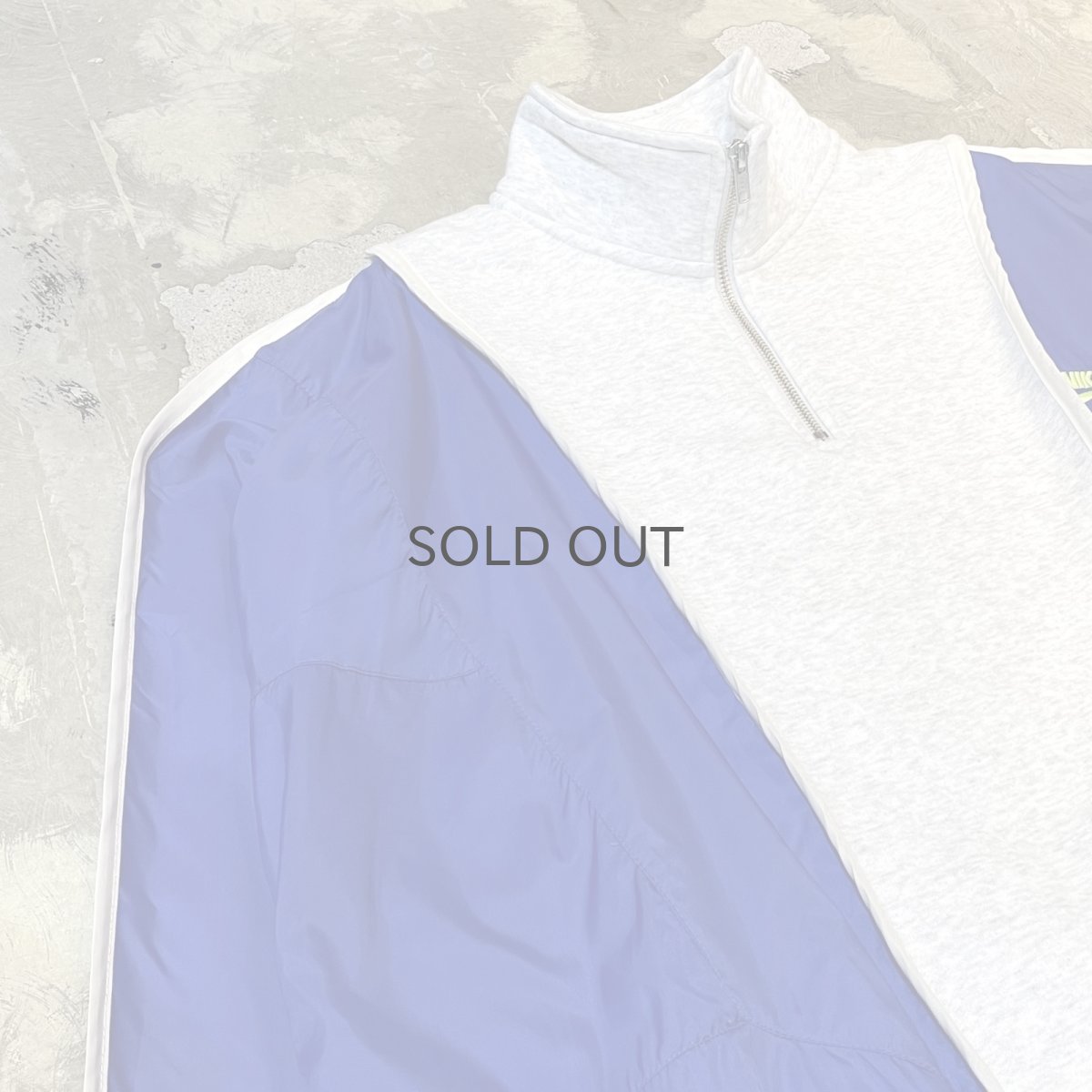 画像3: 【Wiz&Witch】"UNITED" SPORTY PIPING HALF ZIP SWEAT / OS (3)