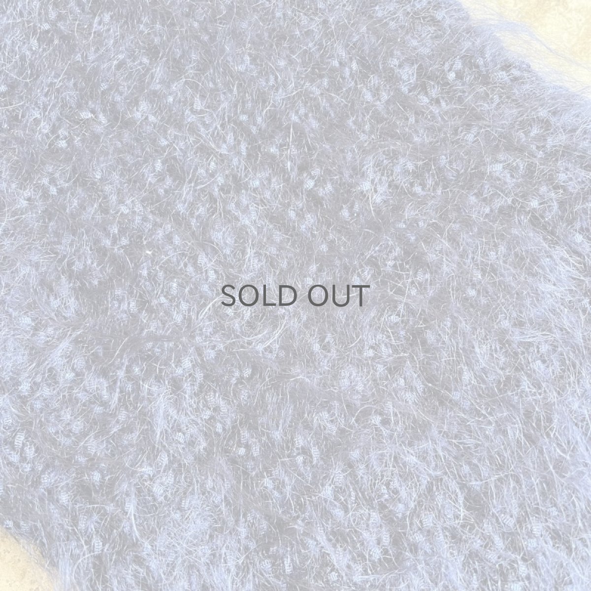 画像10: NAVY COLOR VOLUME SLEEVE DESIGN KNIT MOHAIR CARDIGAN / Ladies L (10)