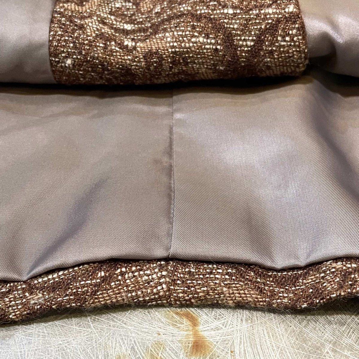 画像8: ALL OVER WOVEN PATTERN TAILORED JACKET / Mens L (8)