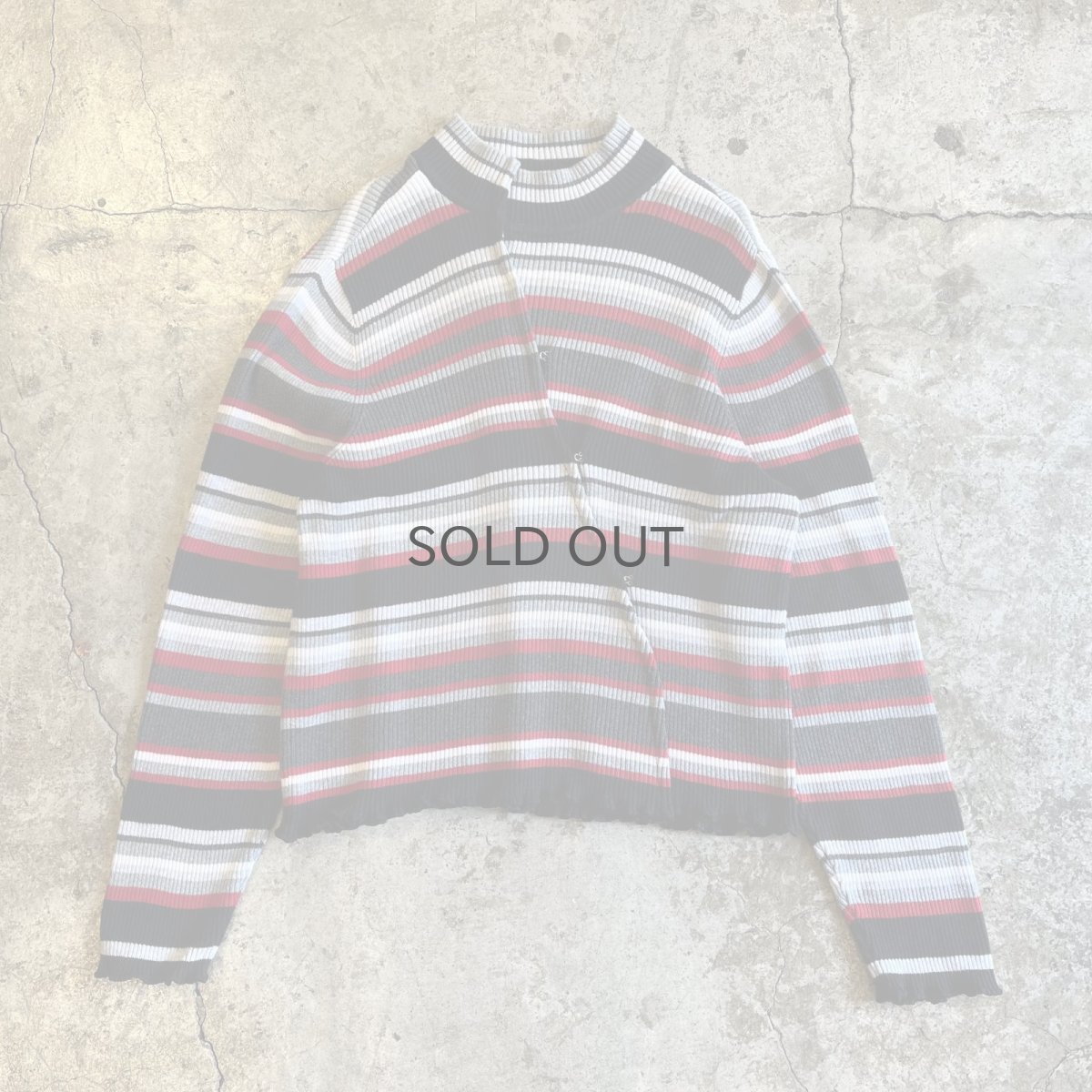 画像1: 【Wiz&Witch】"WEIRD" HOOK UP DEFORMATION CARDIGAN / OS (1)