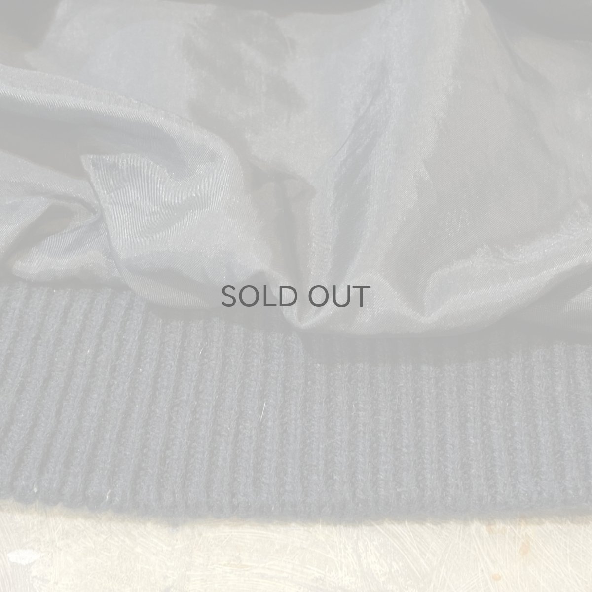 画像8: REAL LEATHER × KNIT SWITCHED COLOR PATTERN CARDIGAN / Mens XL (8)