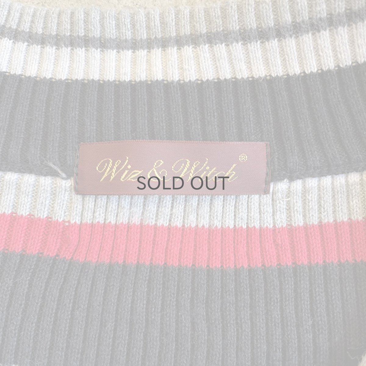 画像11: 【Wiz&Witch】"WEIRD" HOOK UP DEFORMATION CARDIGAN / OS (11)