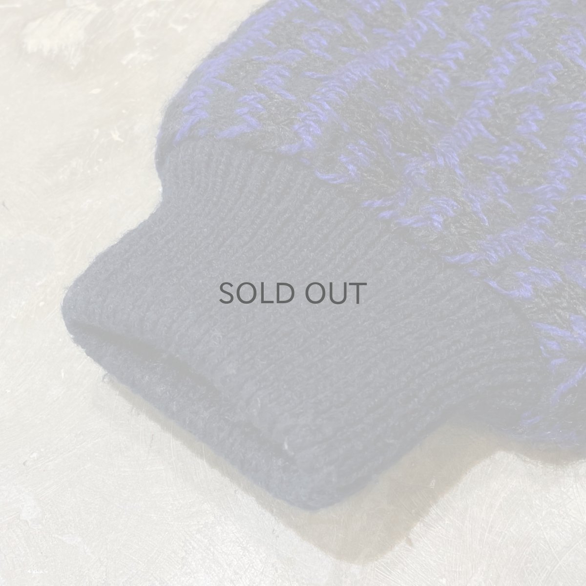 画像7: REAL LEATHER × KNIT SWITCHED COLOR PATTERN CARDIGAN / Mens XL (7)