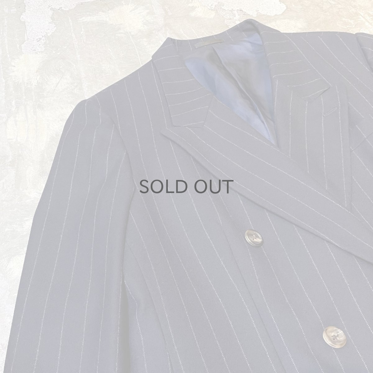 画像3: 【BURBERRY】STRIPE PATTERN DOUBLE BREASTED TAILORED JACKET / Mens L (3)