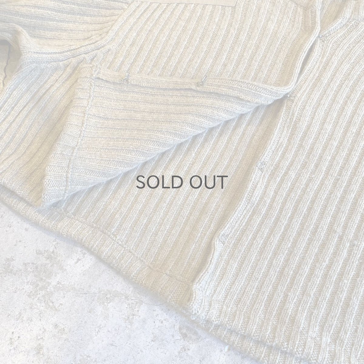 画像7: 【Wiz&Witch】"WEIRD" PATCH MILITARY HOOK UP CARDIGAN / OS (7)