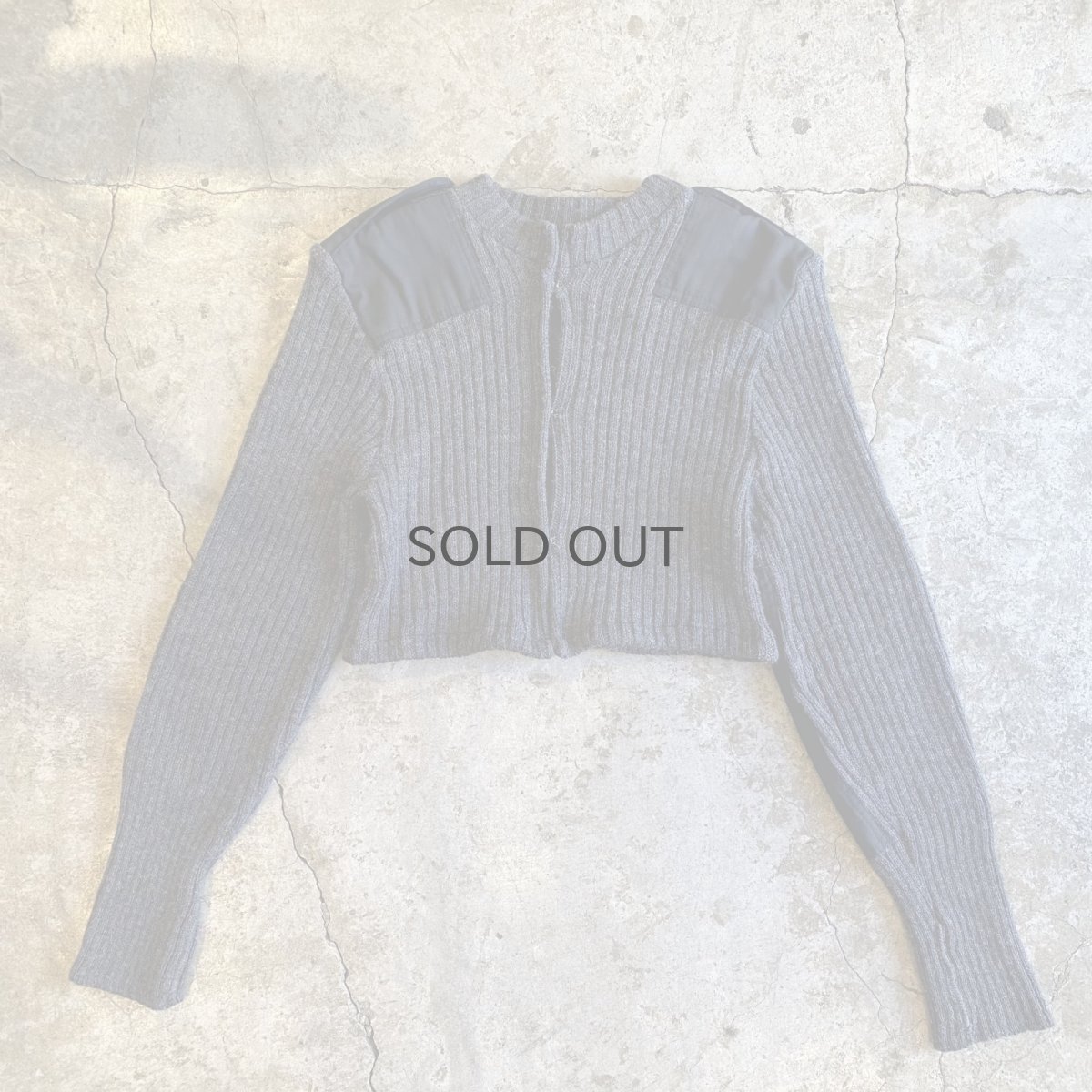 画像1: 【Wiz&Witch】"WEIRD" PATCH MILITARY HOOK UP CARDIGAN / OS (1)