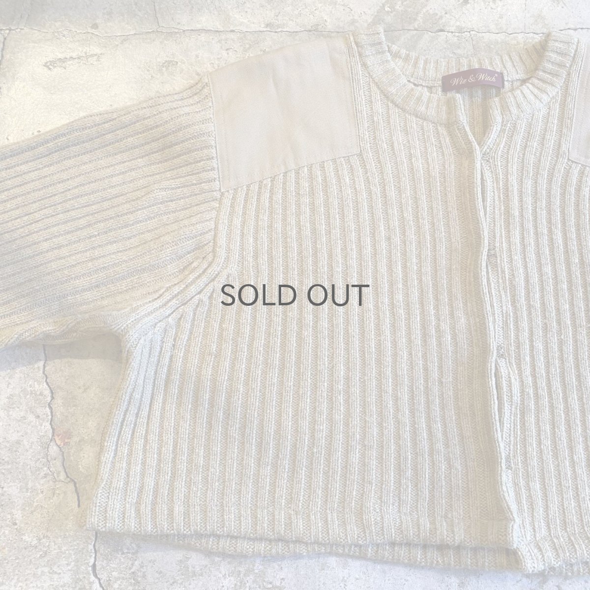 画像6: 【Wiz&Witch】"WEIRD" PATCH MILITARY HOOK UP CARDIGAN / OS (6)