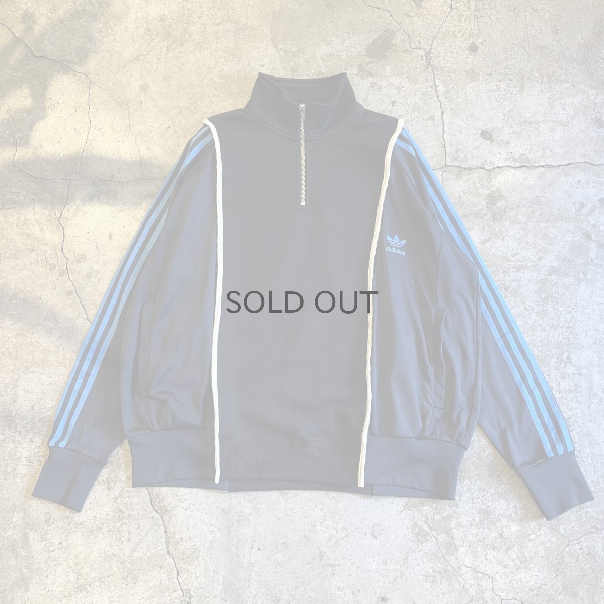 画像1: 【Wiz&Witch】"UNITED" SPORTY PIPING HALF ZIP SWEAT / OS (1)