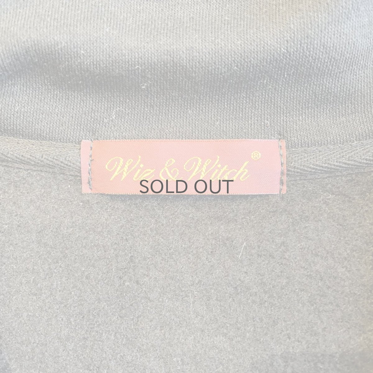 画像12: 【Wiz&Witch】"UNITED" SPORTY PIPING HALF ZIP SWEAT / OS (12)