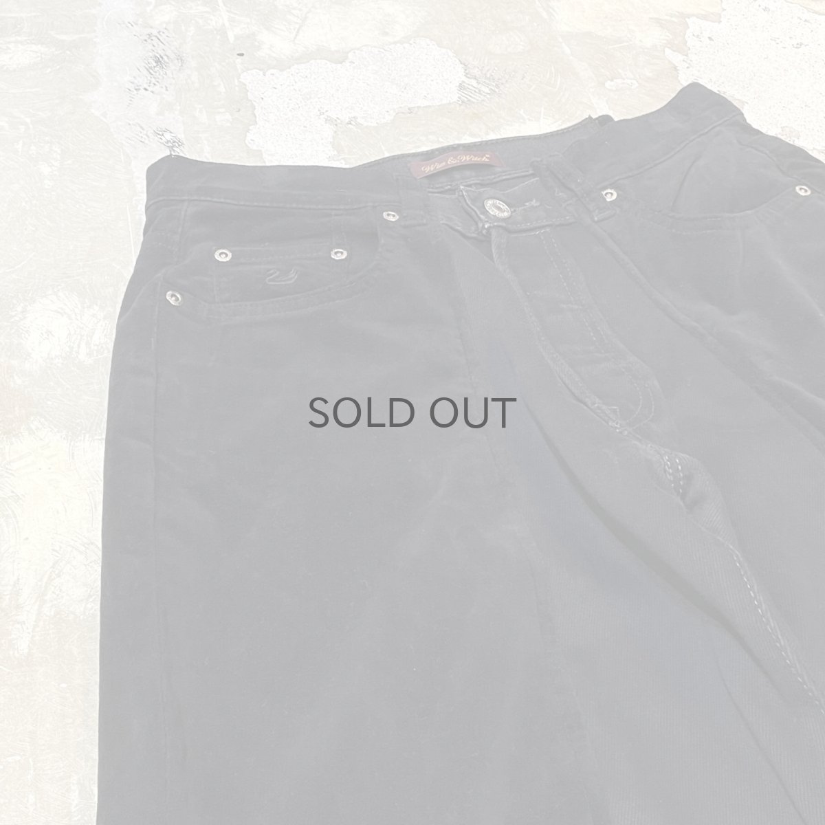 画像3: 【Wiz&Witch】"UNITED" TWO FACE VELOUR DENIM PANTS / OS (3)