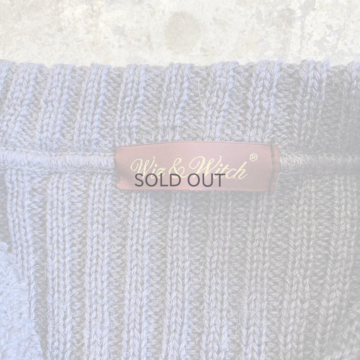 画像10: 【Wiz&Witch】"WEIRD" PATCH MILITARY HOOK UP CARDIGAN / OS (10)