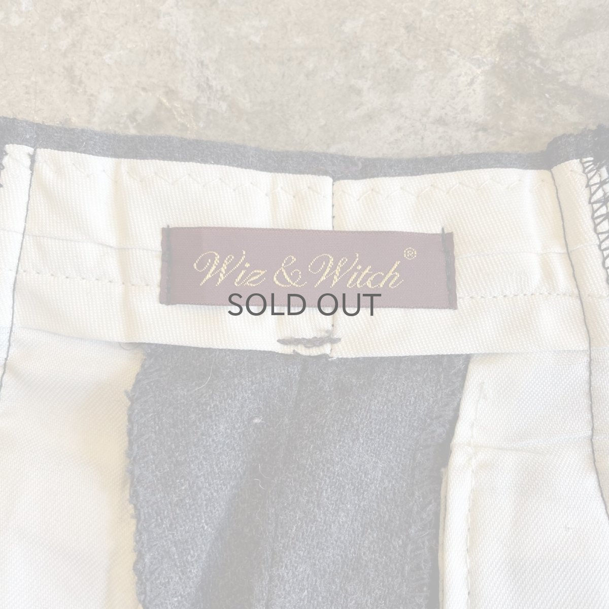 画像10: 【Wiz&Witch】"UNITED" TWO FACE KNIT WOOL PANTS / OS (10)