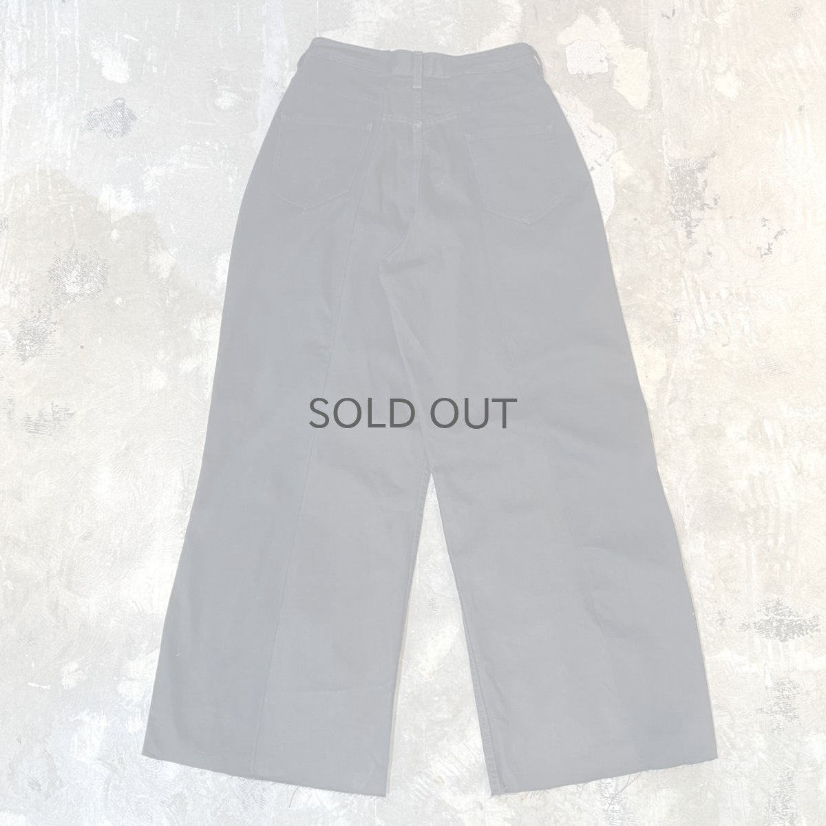 画像2: 【Wiz&Witch】"UNITED" TWO FACE LACE UP DENIM PANTS / OS (2)