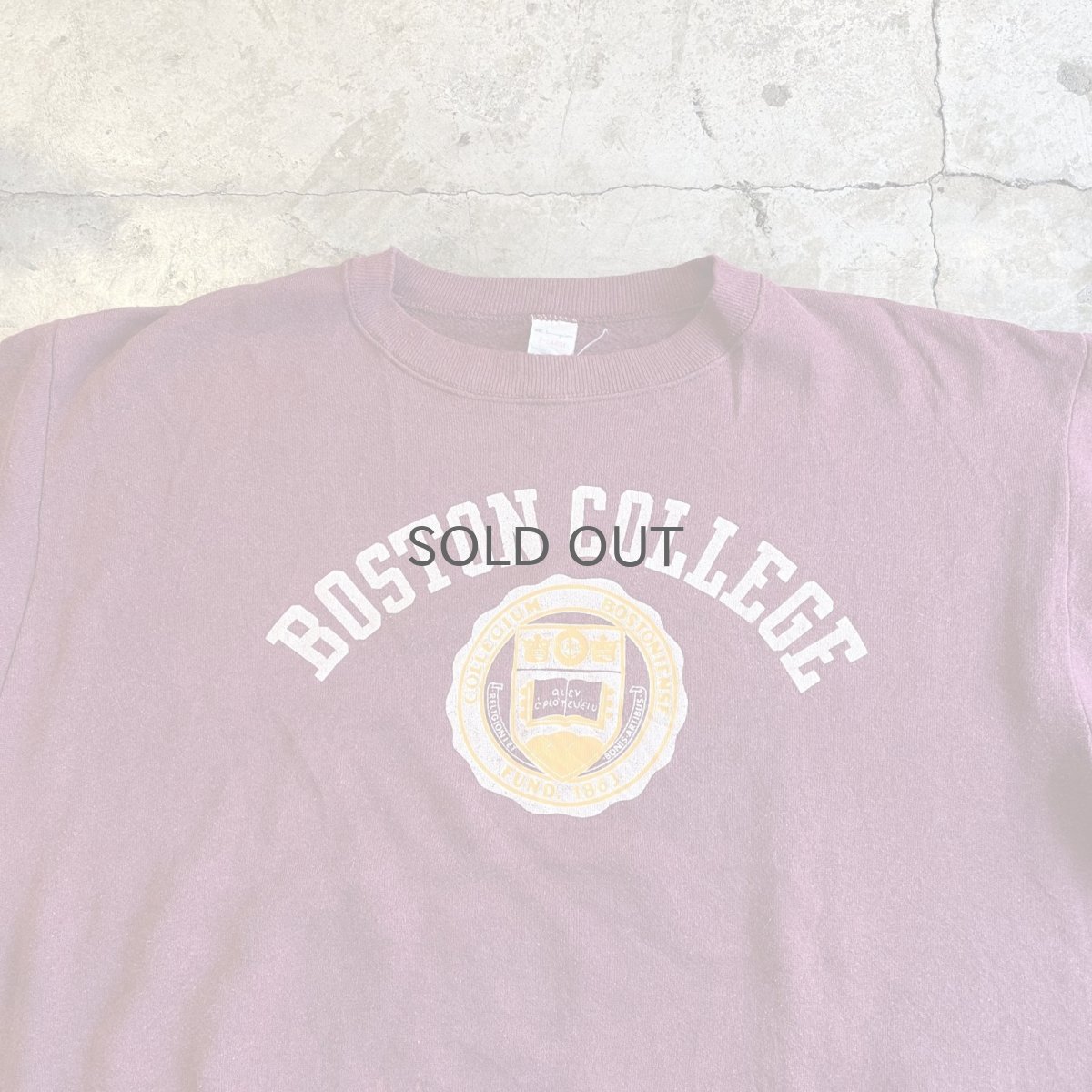 画像8: 【CHAMPION】OLD FRONT PRINTED DESIGN COLLEGE COLOR L/S SWEAT / Ladies XL / MADE IN USA (8)