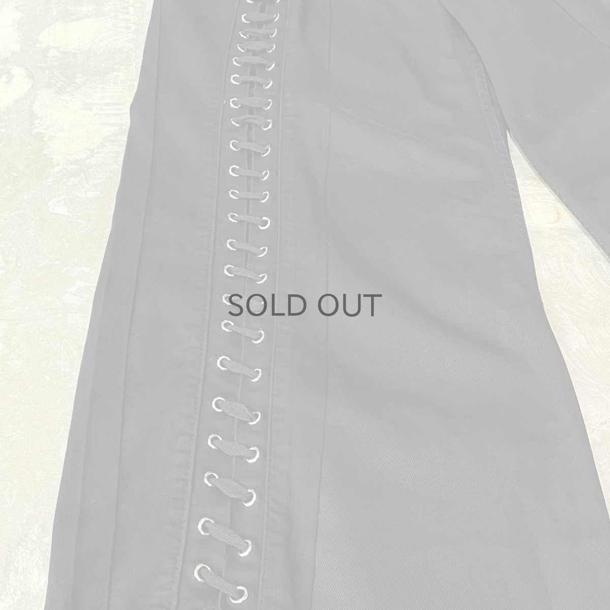 画像7: 【Wiz&Witch】"UNITED" TWO FACE LACE UP DENIM PANTS / OS (7)