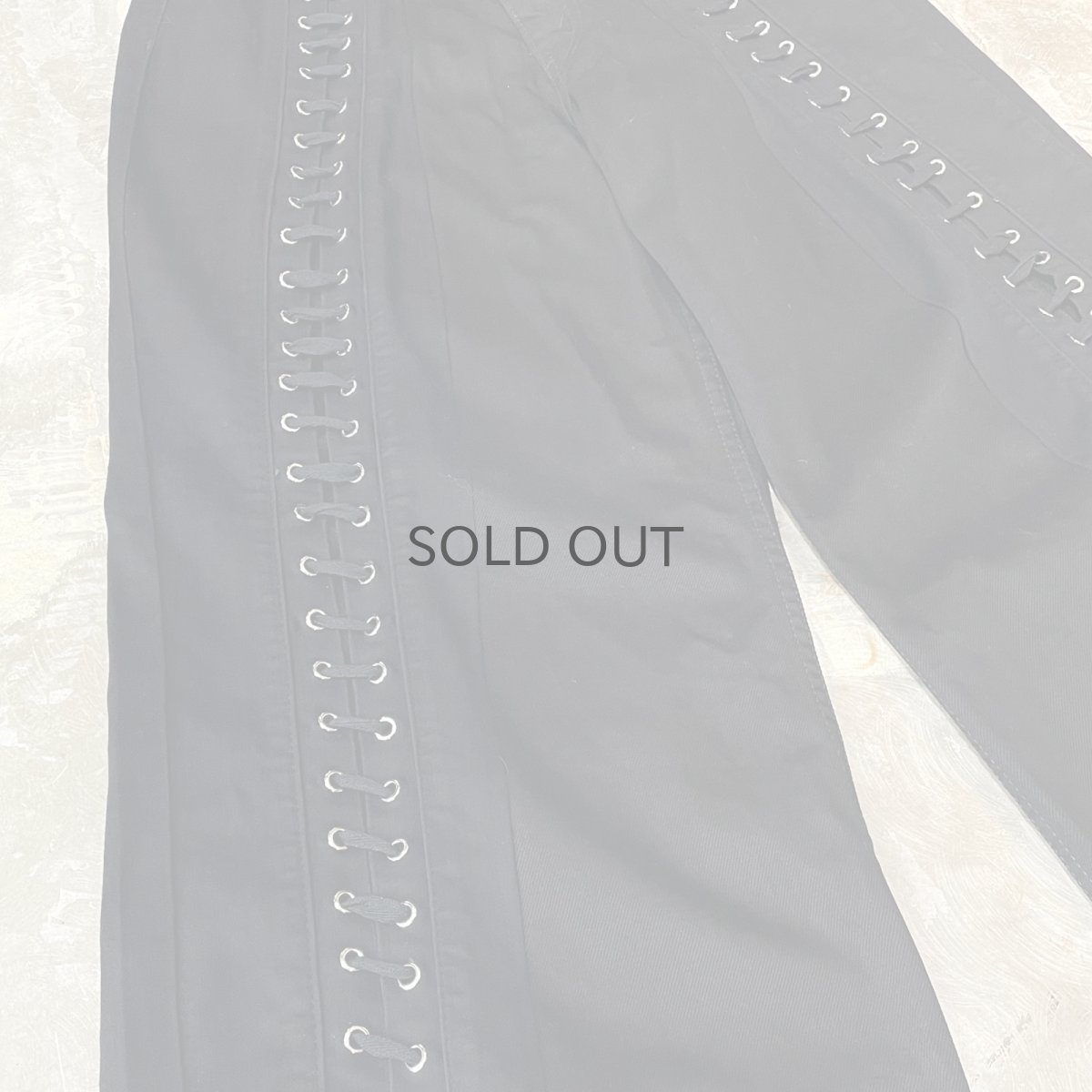 画像5: 【Wiz&Witch】"UNITED" TWO FACE LACE UP DENIM PANTS / OS (5)