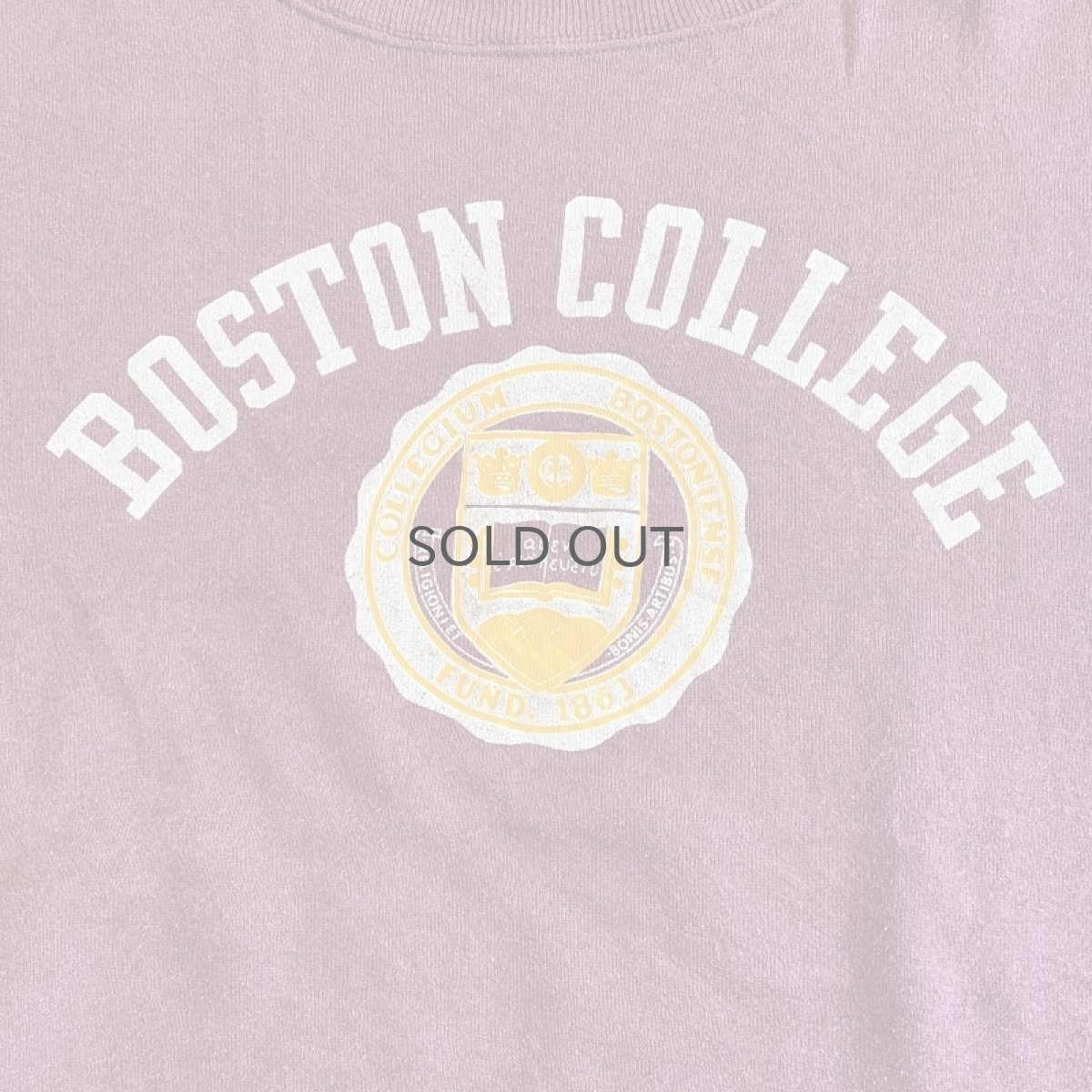 画像10: 【CHAMPION】OLD FRONT PRINTED DESIGN COLLEGE COLOR L/S SWEAT / Ladies XL / MADE IN USA (10)