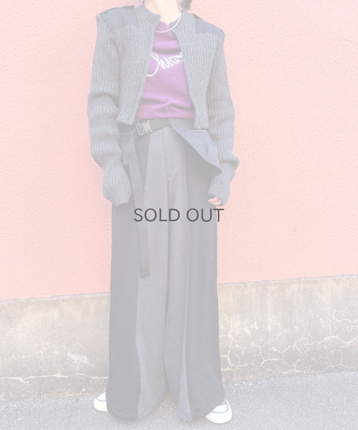 画像11: 【Wiz&Witch】"UNITED" TWO FACE KNIT WOOL PANTS / OS (11)