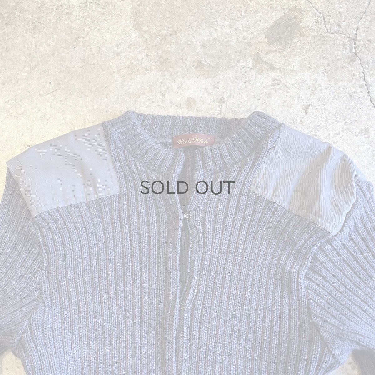 画像8: 【Wiz&Witch】"WEIRD" PATCH MILITARY HOOK UP CARDIGAN / OS (8)