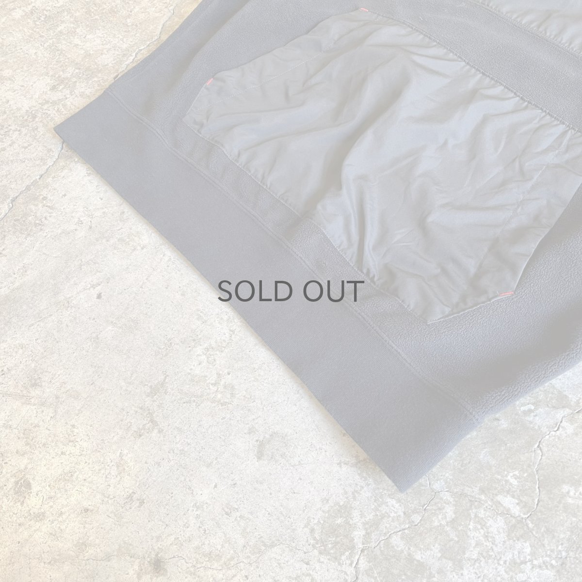 画像4: 【NIKE】FLEECE×NYLON DOCKING DESIGN L/S HOODIE / Ladies L(M)  (4)