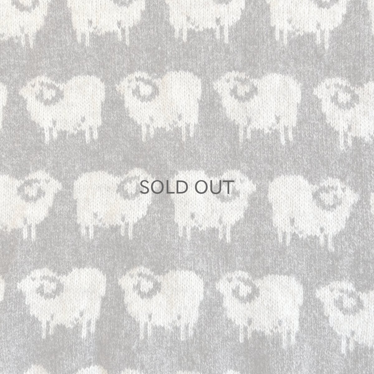 画像10: ALL OVER SHEEP PATTERN DESIGN KNIT SWEATER / Ladies L / MADE NEW ZEALAND (10)