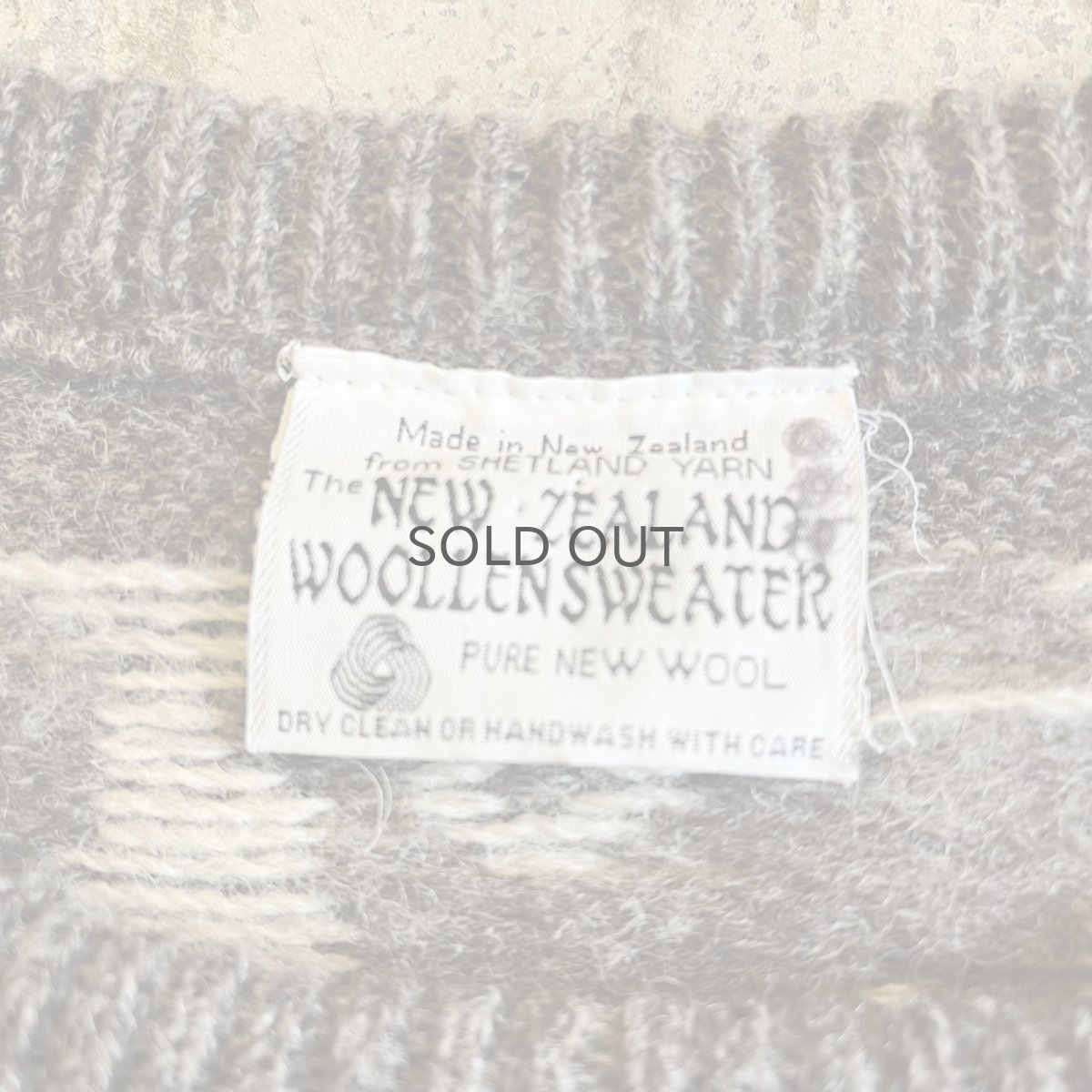 画像12: ALL OVER SHEEP PATTERN DESIGN KNIT SWEATER / Ladies L / MADE NEW ZEALAND (12)