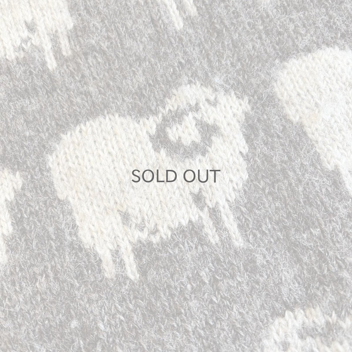 画像11: ALL OVER SHEEP PATTERN DESIGN KNIT SWEATER / Ladies L / MADE NEW ZEALAND (11)