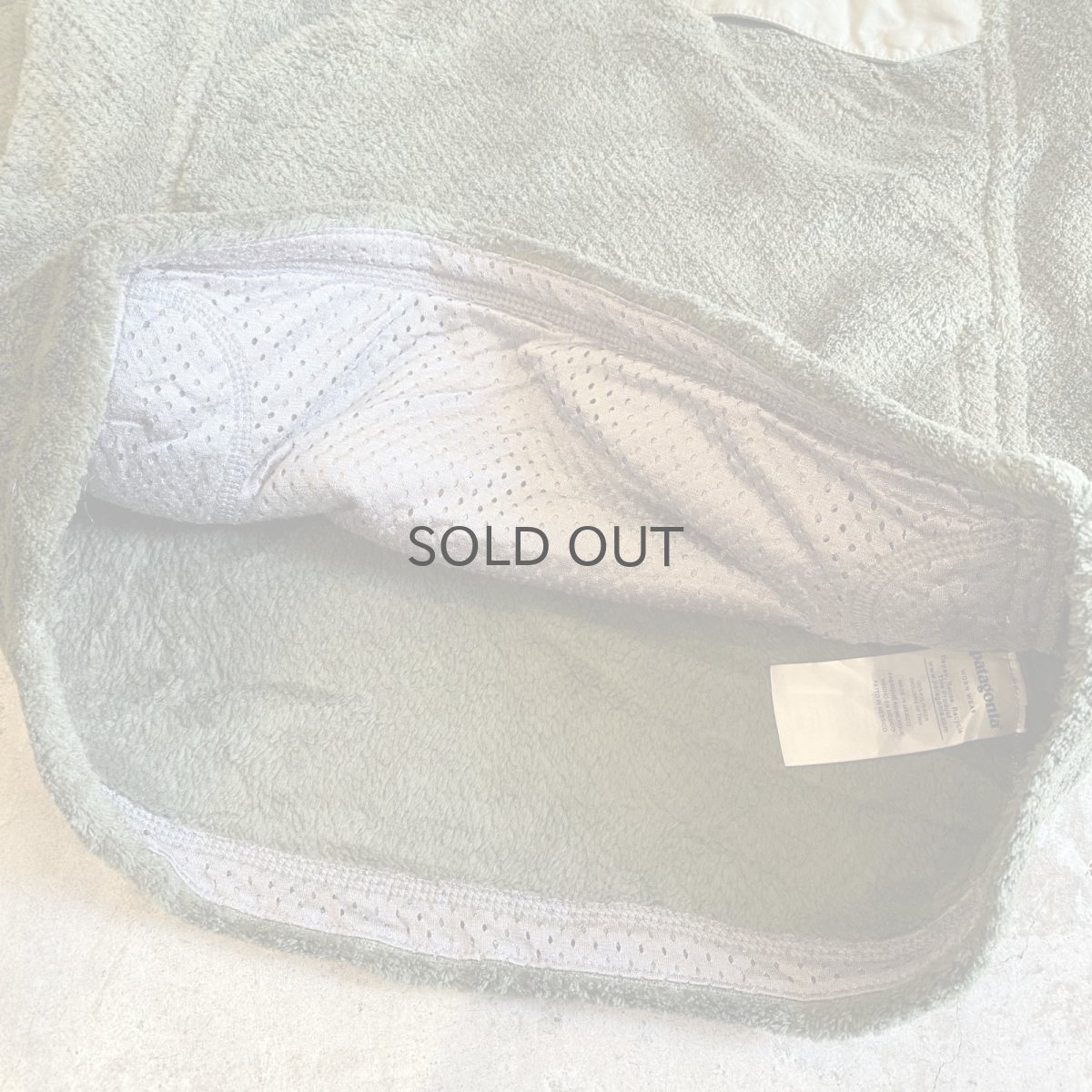 画像8: 【PATAGONIA】KHAKI COLOR FLEECE SNAP T PULLOVER TOPS / Ladies S(M) (8)