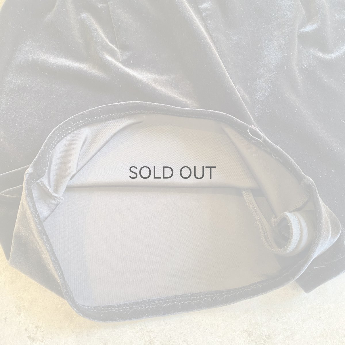 画像6: BLACK COLOR VELVET DESIGN SHORT PANTS / W28~W35 (6)