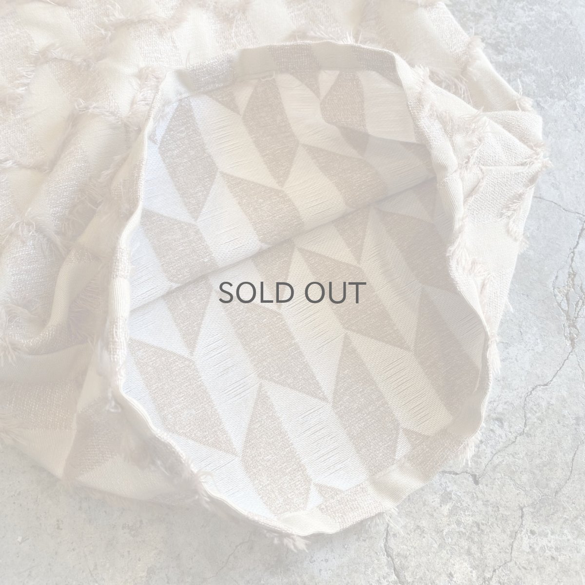 画像8: JAGGED PATTERN SHORT FRINGE DESIGN PANTS / W26~W30 (8)