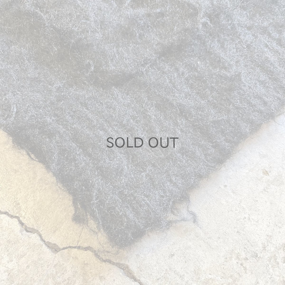 画像3: BLACK COLOR LONG SHAGGY DESIGN CARDIGAN / Ladies L (3)