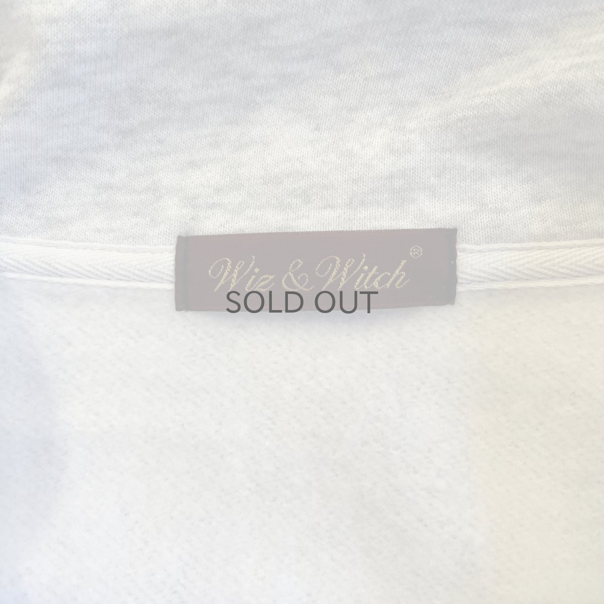 画像11: 【Wiz&Witch】"UNITED" TWO FACE HALF ZIP SWEAT / OS (11)