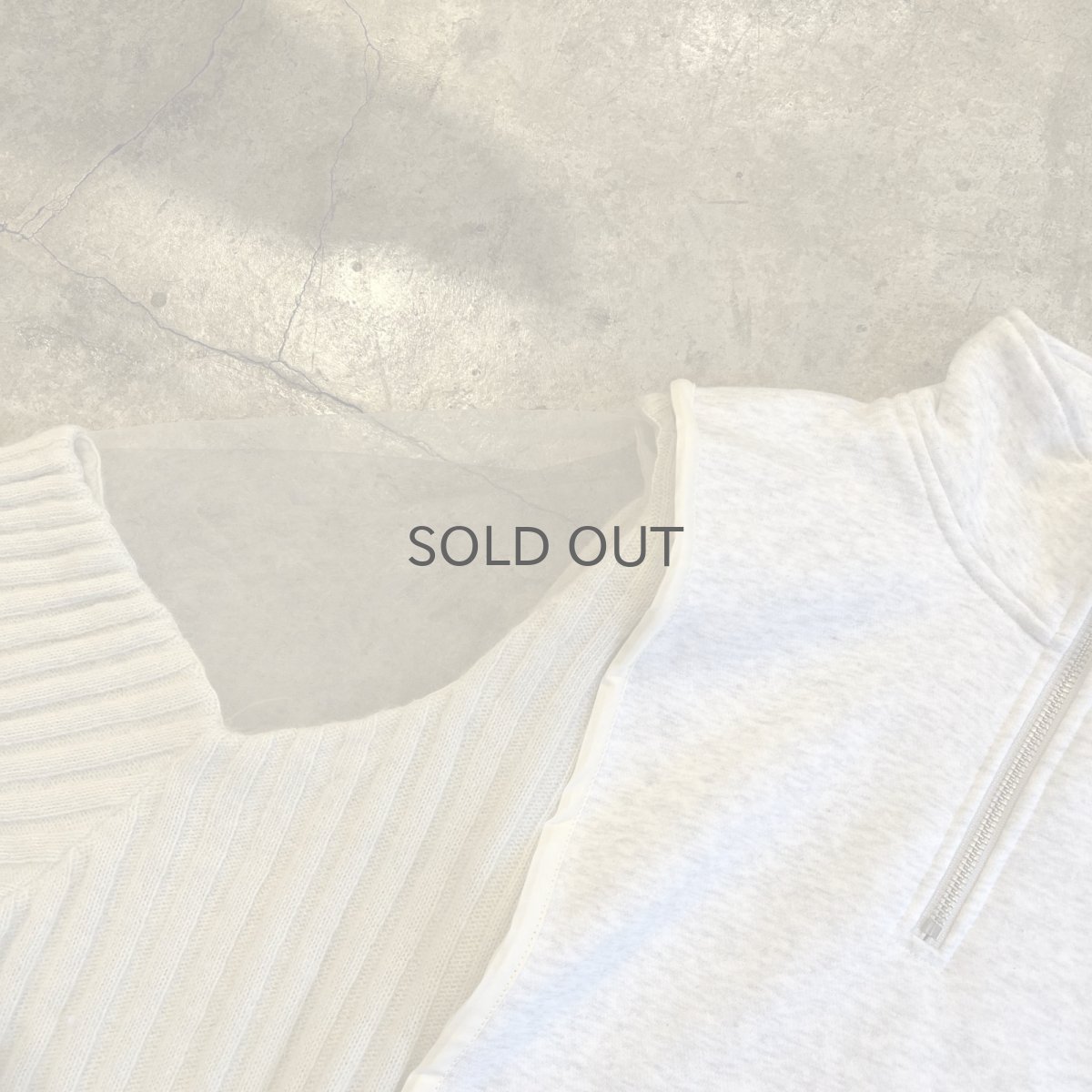 画像10: 【Wiz&Witch】"UNITED" TWO FACE HALF ZIP SWEAT / OS (10)