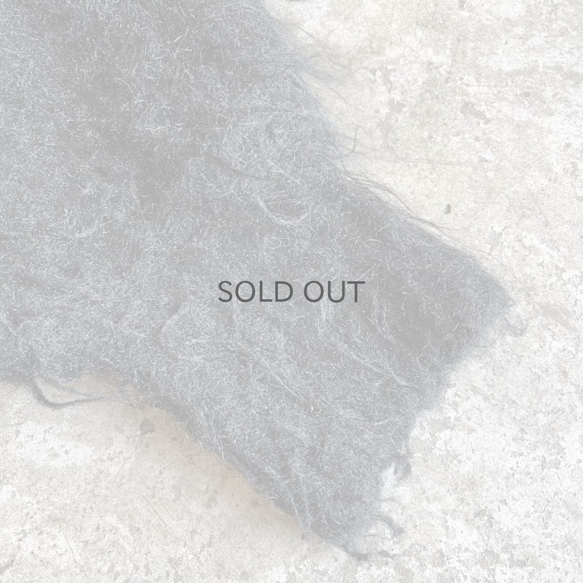 画像5: BLACK COLOR LONG SHAGGY DESIGN CARDIGAN / Ladies L (5)