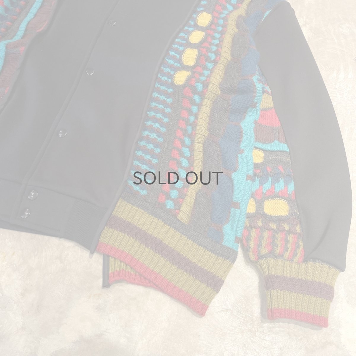 画像6: 【Wiz&Witch】"UNITED" TWO FACE PIPING FRONT SNAP SWEATER / OS (6)