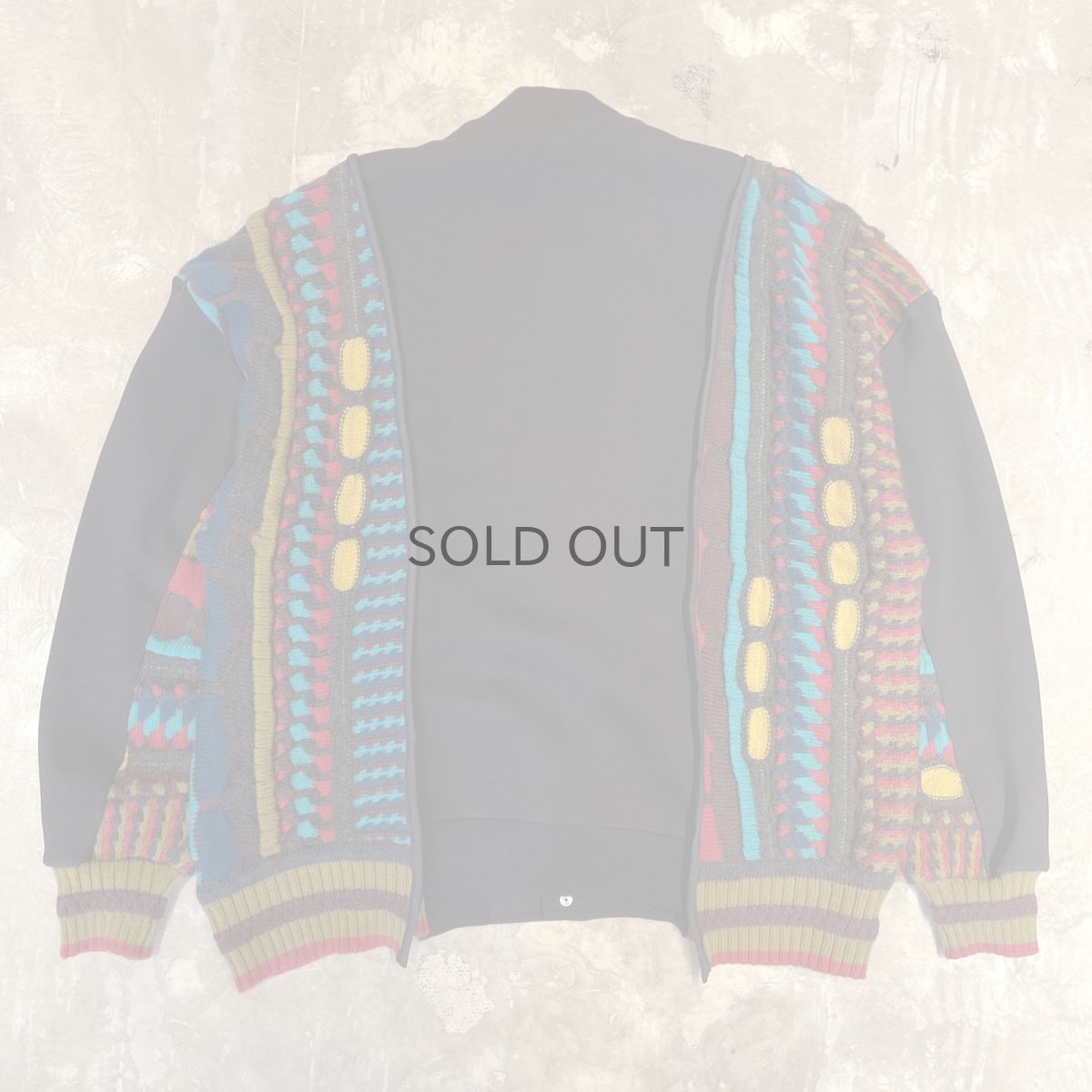 画像2: 【Wiz&Witch】"UNITED" TWO FACE PIPING FRONT SNAP SWEATER / OS (2)