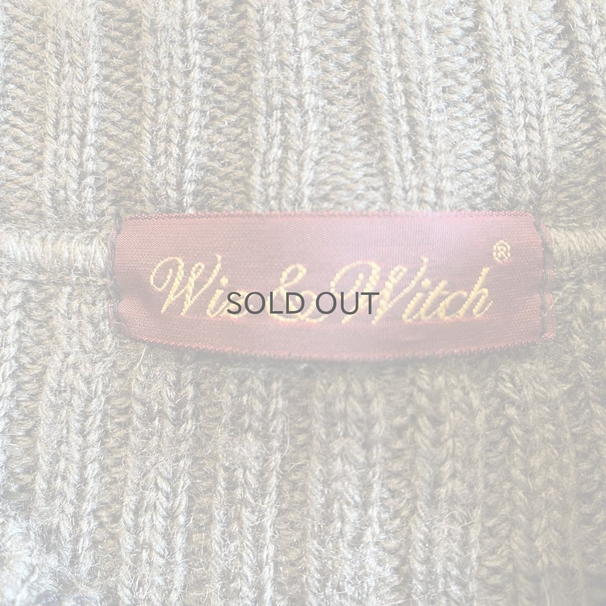 画像13: 【Wiz&Witch】"WEIRD" PATCH MILITARY HOOK UP CARDIGAN / OS (13)